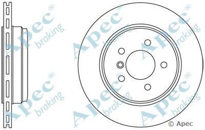 APEC BRAKING dsk2245 -  Тормозной диск
